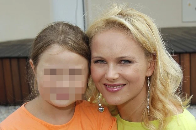 Anna Samusionek z córką Andżeliką