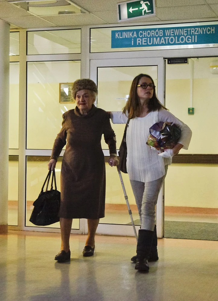 Barbara Jaruzelska z córką Moniką Barbara Jaruzelska z córką Moniką