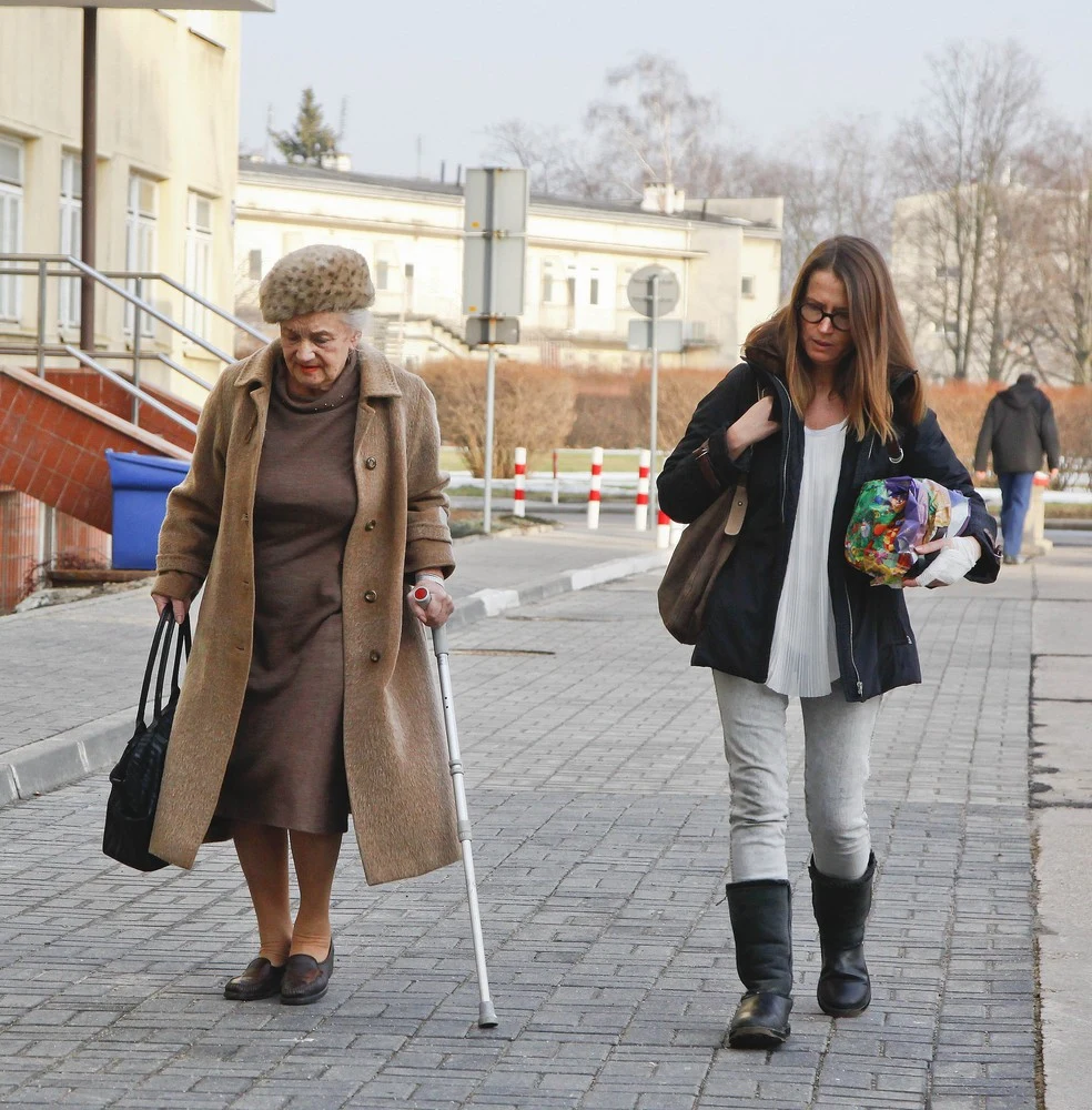 Barbara Jaruzelska z córką Moniką Barbara Jaruzelska z córką Moniką