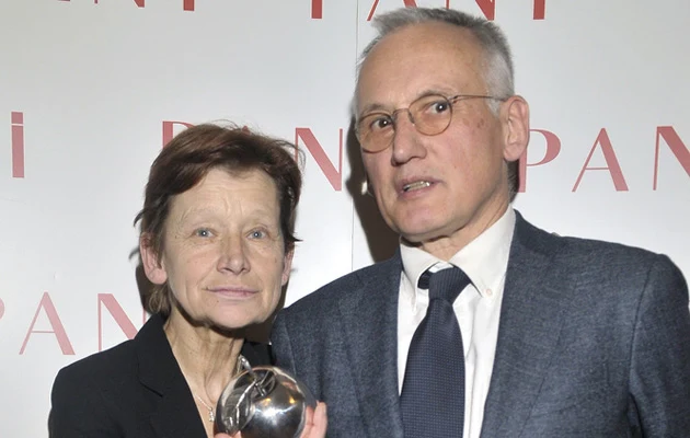 Jadwiga Jankowska-Cieślak z mężem Piotrem Jadwiga Jankowska-Cieślak z mężem Piotrem