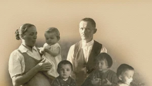 Józef i Wiktoria Ulmowie ze swoimi dziećmi