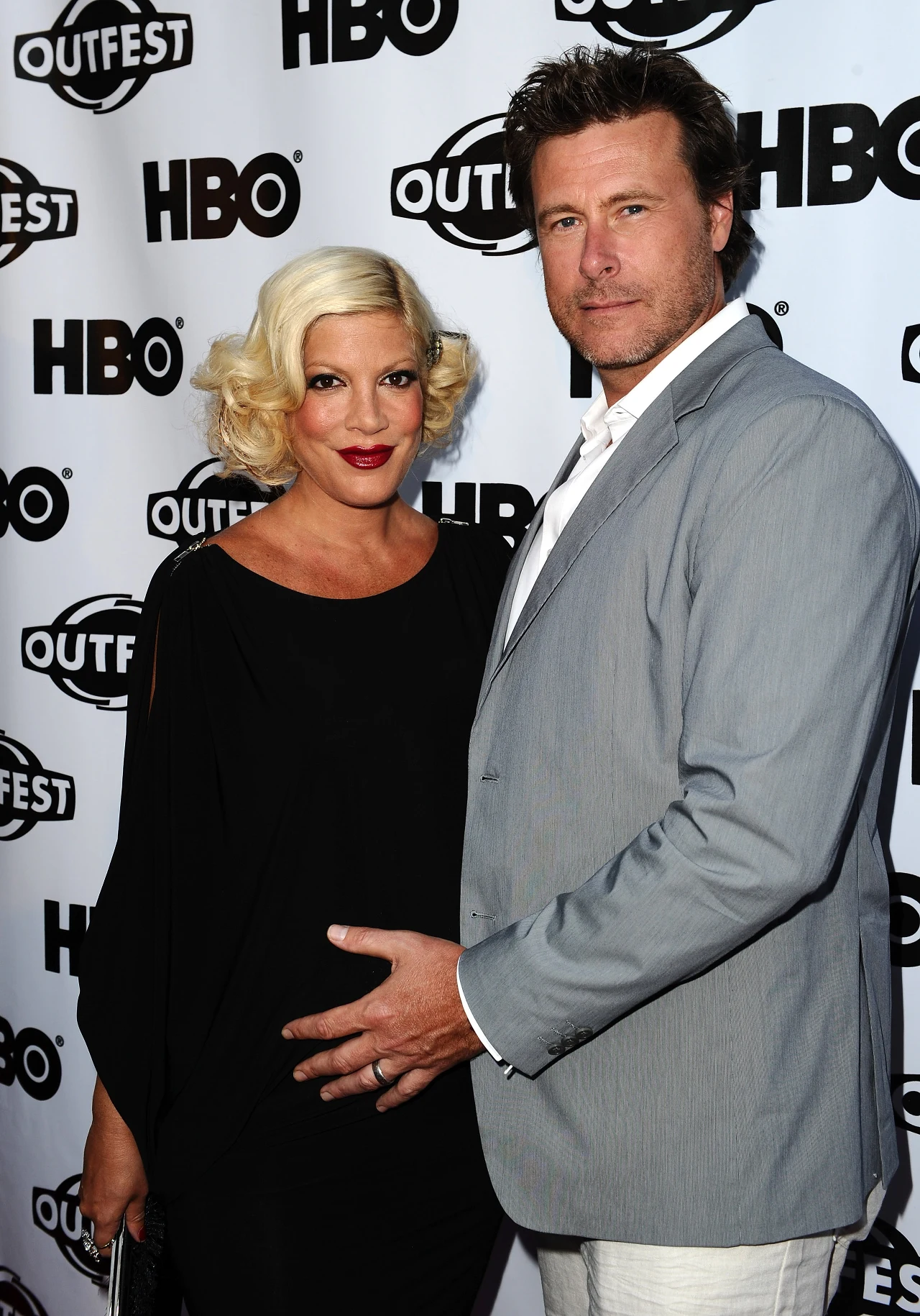 Tori Spelling z mężem Tori Spelling z mężem