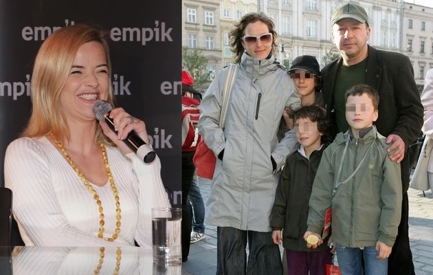 Monika Richardson i Zbyszek z rodziną Monika Richardson i Zbyszek z rodziną