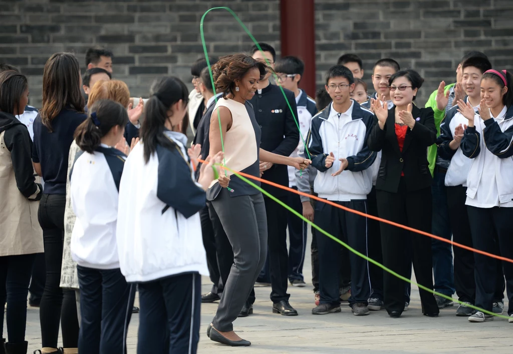 Michelle Obama z wizytą w Xi'an Michelle Obama z wizytą w Xi'an