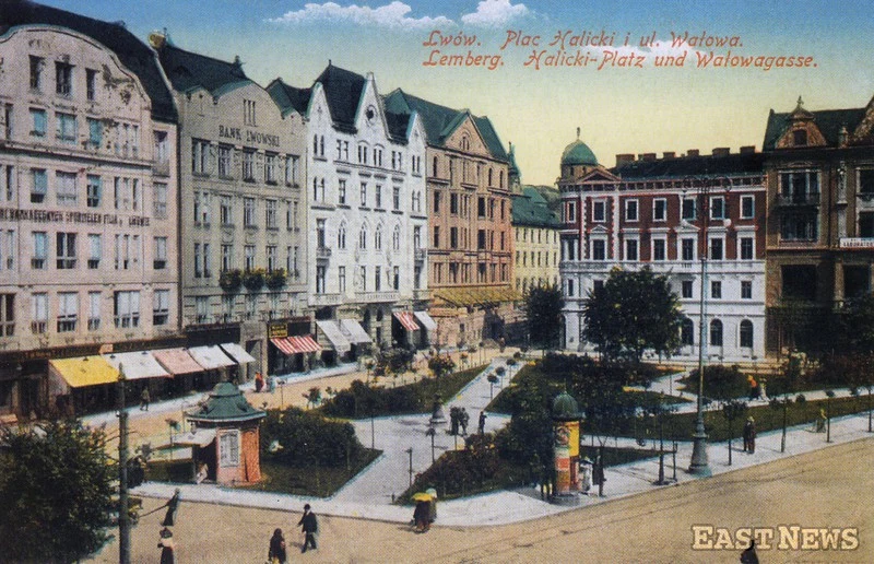 Lwów - widok z 1915 r. Lwów - widok z 1915 r.