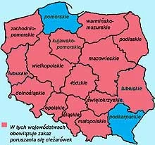 W tych województwach obowiązuje zakaz poruszania się ciężarówek