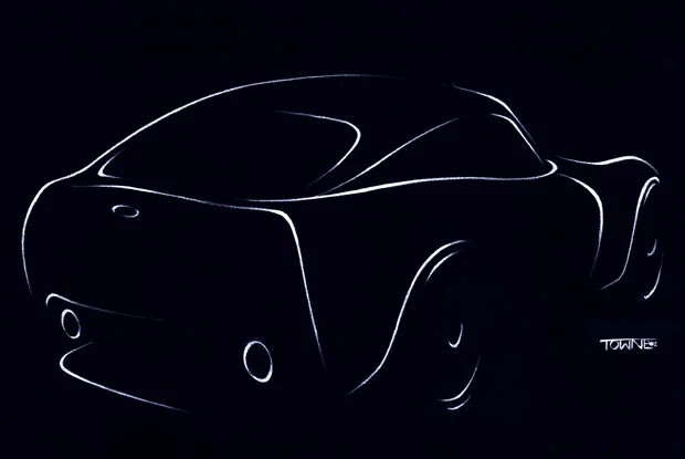 Szkic koncepcyjnego coupe TVR (kliknij) Szkic koncepcyjnego coupe TVR (kliknij)