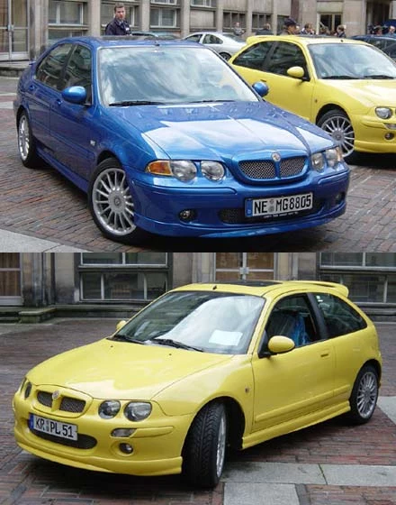 Te modele zaprezentowano pod Ministerstwem Gospodarki: MG ZS oraz MG ZR (kliknij)