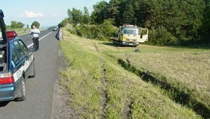 Wypadek na autostradzie...