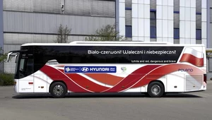 Autobus polskich piłkarzy