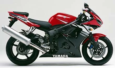 Smukła Yamaha YZF-R6