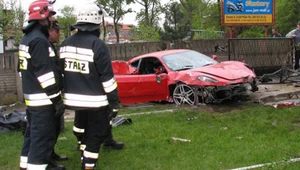 Kierowca ferrari był pijany