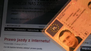 Prawo jazdy z internetu!