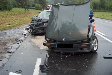 W innym wypadku w Wyżnem (4 sierpnia 2007 r.)  zginął 33- letni kierowca bmw