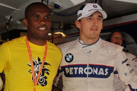 Samuel Eto'o i Robert Kubica