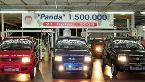 1,5 mln fiatów panda!