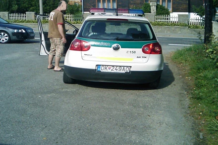 Golf słowackiej policji