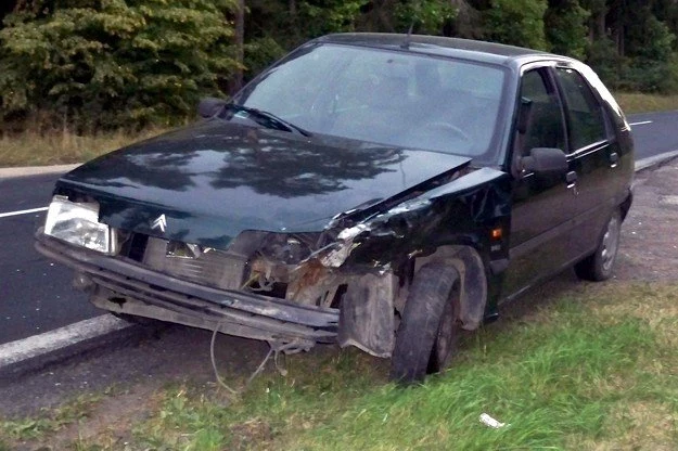 Uszkodzony citroen ZX