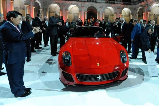 Ferrari  599 GTO podczas prezentacji w Pałacu Dożów