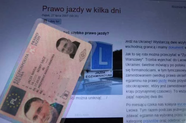 Wiele osób zgłasza się po potwierdzenie prawa jazdy wydanego na Ukrainie