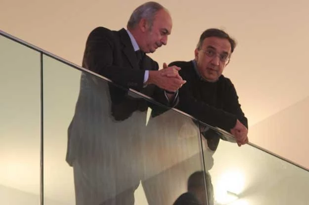 Sergio Marchionne z prawej