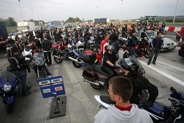 Motocykliści organizowali protesty na A4. Bez skutku / Fot: Paweł Piotrowski