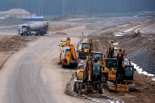 Budowa autostrady A1 na odcinku Nowe Marży - Czernice / Fot: Wojciech Stróżyk