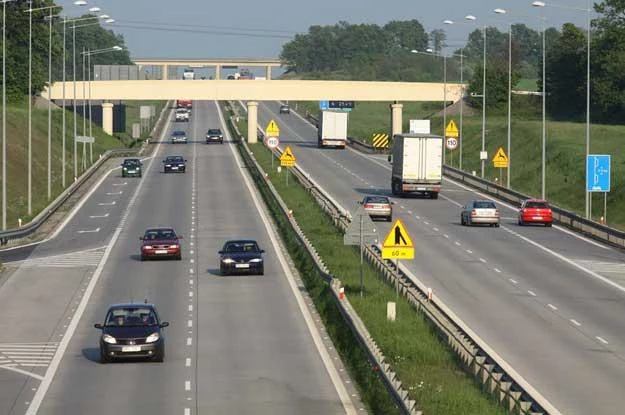 Węzeł Kostomloty na autostradzie A4.  Fot. Lukasz Jóźwiak