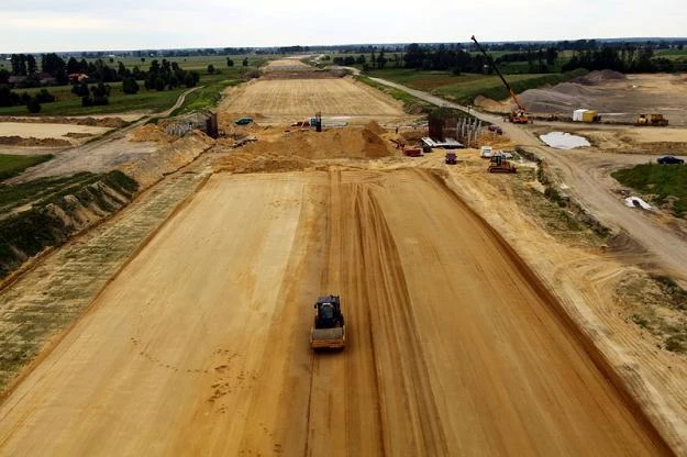 Na budowie autostrad pojawia się coraz więcej problemów / Fot: Krystian Trela