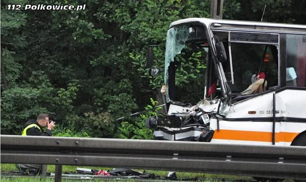 Rannych zostało 29 osób / Fot: 112polkowice.pl