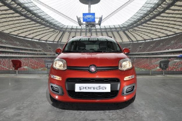 Nowy fiat panda na Stadionie Narodowym