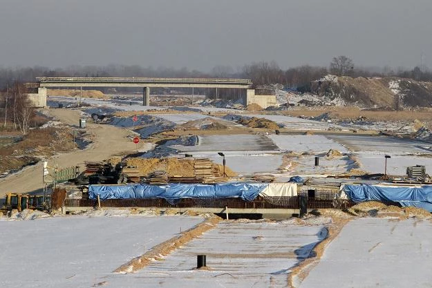 Autostrada A2, odcinek C, stan z końca stycznia / Fot: Wojciech Traczyk