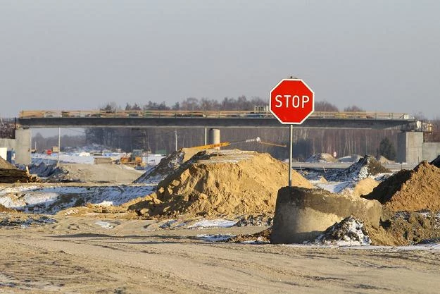 Budowa A2, odc. C. Stan z końca stycznia / Fot: Wojciech Traczyk