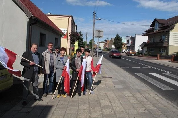 Protest mieszkańców Wojnowic