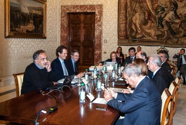 W sobotę Marchionne tłumaczył się przed premierem Włoch W sobotę Marchionne tłumaczył się przed premierem Włoch