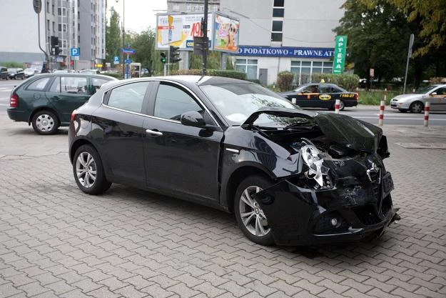 Kolizja to problem, a policja nie zawsze pomaga... / Fot: Krystian Maj