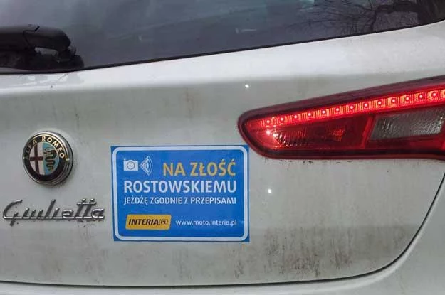 Fot. "Na złość Rostowskiemu przestrzegamy przepisów" na FB