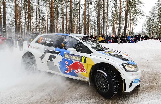 Ogier na trasie rajdu