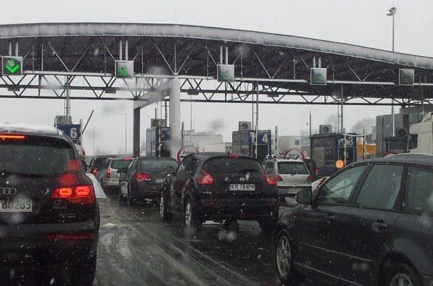 Obecnie wjazd na autostradę często wygląda tak...