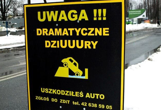 Dramatyczne dziury... Fot: / Gorąca Linia RMF