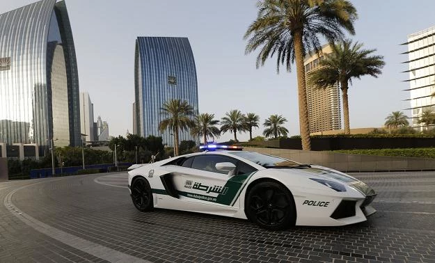 Policyjny Aventador w Dubaju