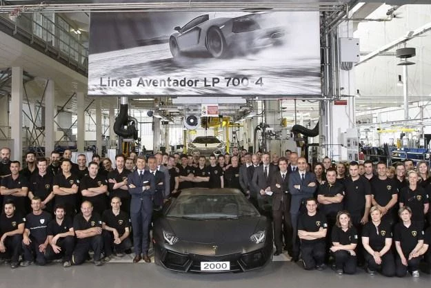 Lamborghini wyprodukowało dwutysięcznego Aventadora