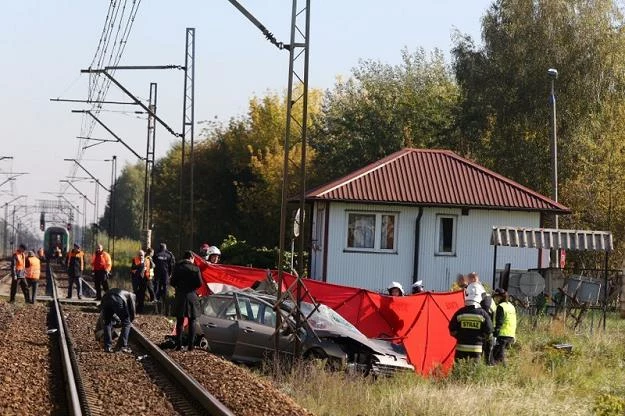 Miejsce tragicznego wypadku w Kozerkach