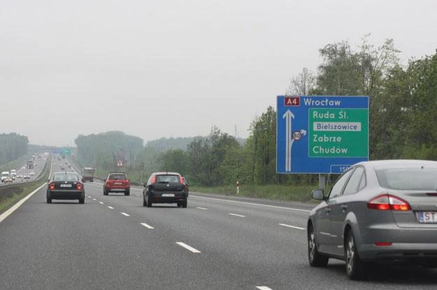 Autostrada A4 w okolicach Rudy Śląskiej i Gliwic Fot. Łukasz Jóźwiak