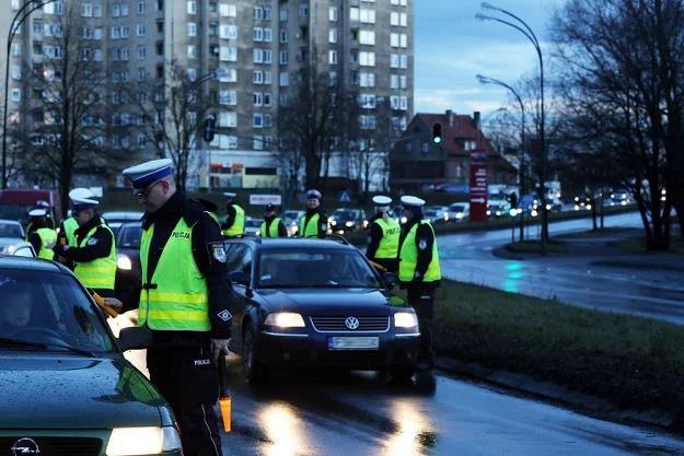 Jedna z policyjnych akcji pt: "Trzeźwy poranek" / Fot: Piotr Jedzura