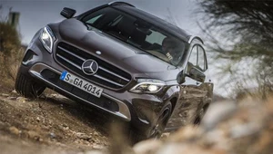 Mercedes GLA jak atletycznie zbudowany facet w kosztownym garniturze od Prady