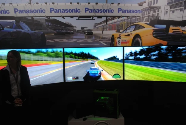 Na tegorocznym Panasonic Convention nie mogło zabraknąć również grania w 4K Na tegorocznym Panasonic Convention nie mogło zabraknąć również grania w 4K
