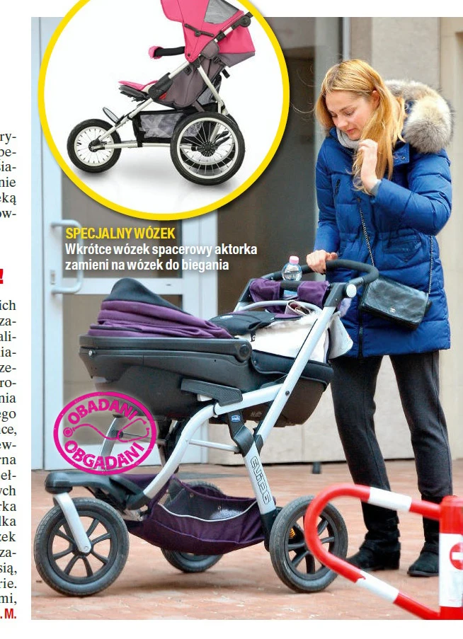 Małgorzata Socha wózek spacerowy zamieni na wózek do biegania