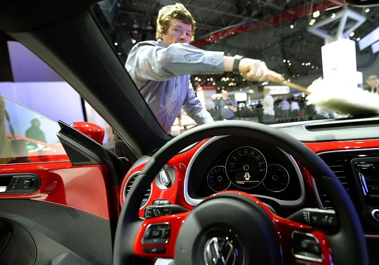 Volkwagen beetle w Jacob Javits Convention Center Volkwagen beetle w Jacob Javits Convention Center