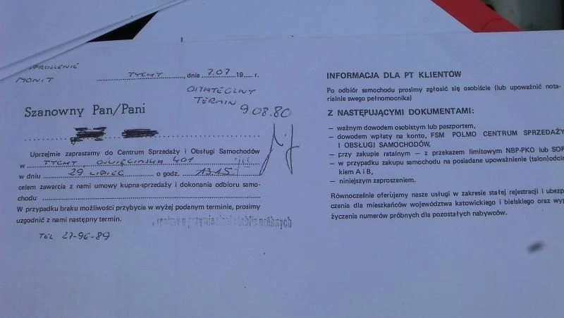 Wszystko o tym samochodzie znajdziesz tutaj: http://motoryzacja.interia.pl/wiadomosci/ciekawostki/news/autentyczna-prawie-32-letnia-nowka,1706468,1718